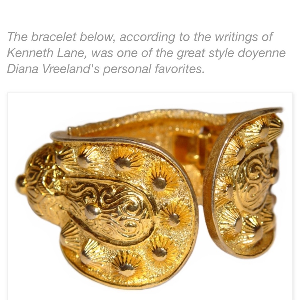 Vintage Estate Luxury RARE Authentic Kenneth Lane Statement Cuff/Bracelet